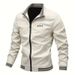 Men's Full Zip Jacket Black Navy Blue Coat Plain Zipper Pocket Sports Outdoor Streetwear Cool Casual Spr & Fall_desvips.com