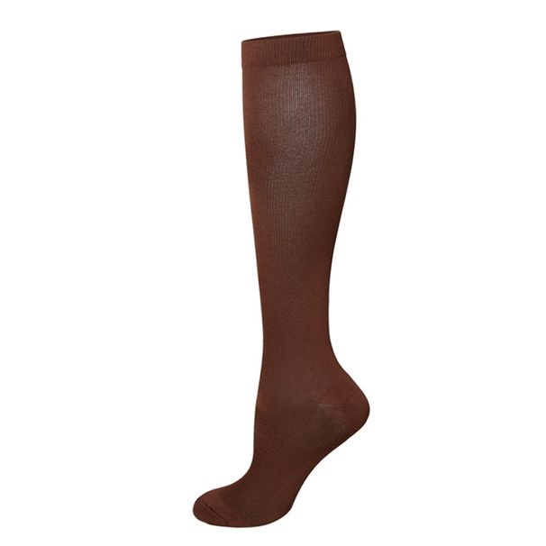 Sports Socks Sports Compression Socks Solid Color Flat Calf Fitness Long Cycling Polyester_desvips.com
