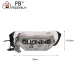 Fashion Fanny Packs Unisex Clear PVC Waist Pouch Multi-functional Letter Printed With Pendant Adjustable Buckle Strap_desvips.com