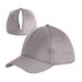 Baseball Cap Magnetic Ponytail Hat Outdoor Sunshade Sun Protection_desvips.com