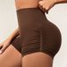 Yoga Pants For Women High Waisted Quick Dry Tight Fitness Running Sports Pants Hip Lifting Peach Hip Ribbed_desvips.com