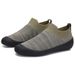 Knit Slip-On Sneakers – Breathable Quick-Dry Walking Shoes For Men & Women, Anti-Slip Gym Yoga Shoes With Arch Support & Massage Cushion_desvips.com