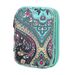 Extra Large Knitting Backpack Waterproof Yarn Organizer With Cashew Flower Print Multi Pocket Crochet Tool Bag For Travel Craft Storage_desvips.com