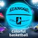 Viral Glow Basketball Size 7 - Trendy Multi-Color PU With Moisture-Wicking Tech_desvips.com