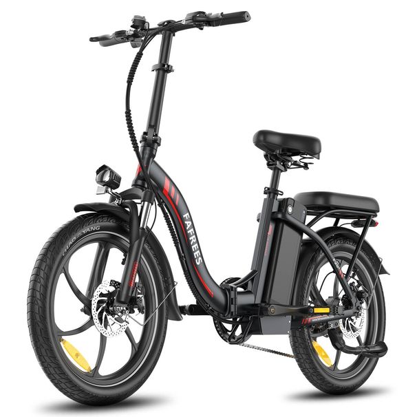 Fafrees F20+ Folding Electric Bike, 250W Motor, 36V 20Ah Battery, 20*3.0 Inch Tires_desvips.com