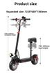 J11 Portable Off-Road With Seat For Adults, Foldable Electric Mobility Scooter_desvips.com