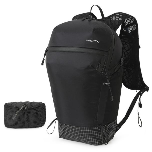 Climbing Bags Outdoor Cross Country Running Backpack Lightweight Foldable Mountaineering Bag Men And Women Splash Proof 14 Liter Water Bottle Backpack_desvips.com