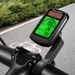Solar Wireless Large Screen Night Light Waterproof Bicycle Equipment Temperature Speedometer Odometer Speed Computer_desvips.com