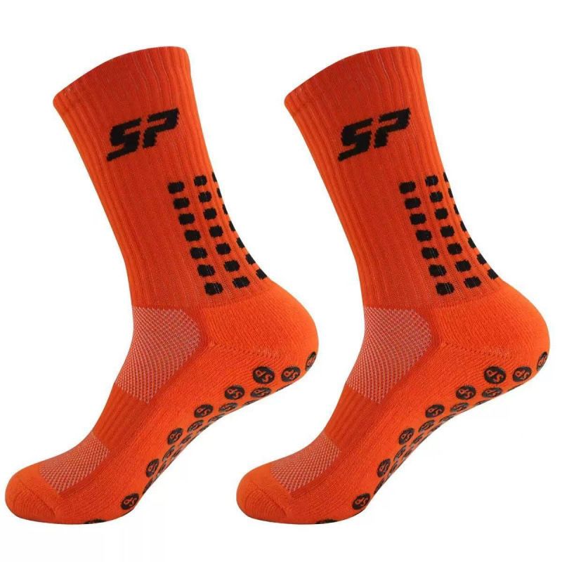 Anti-Slip Dot Adhesive Soccer Socks Shock Absorbing Sweat Wicking Training Sports Socks For Outdoor Running Cycling_desvips.com