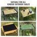 CLS Outdoor Folding Waterproof Table Silicone Moisture Non Slip Picnic Tablecloth Oil Proof And Thermal Insulation Mat_desvips.com