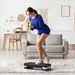 Stepper Aerobic Fitness Hauteur Reglable 2 Niveaux Surface Antiderapante PP 68 X 29 X 15 Cm Noir Et Gris_desvips.com