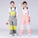 Unisex With Straps, Warm Ski Gear, Snowboard Suit, One-Piece Snow Pants_desvips.com