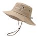Quick drying fisherman outdoor camping and hiking drawstring western cowboy m, big brimmed mountain climbing hat,_desvips.com