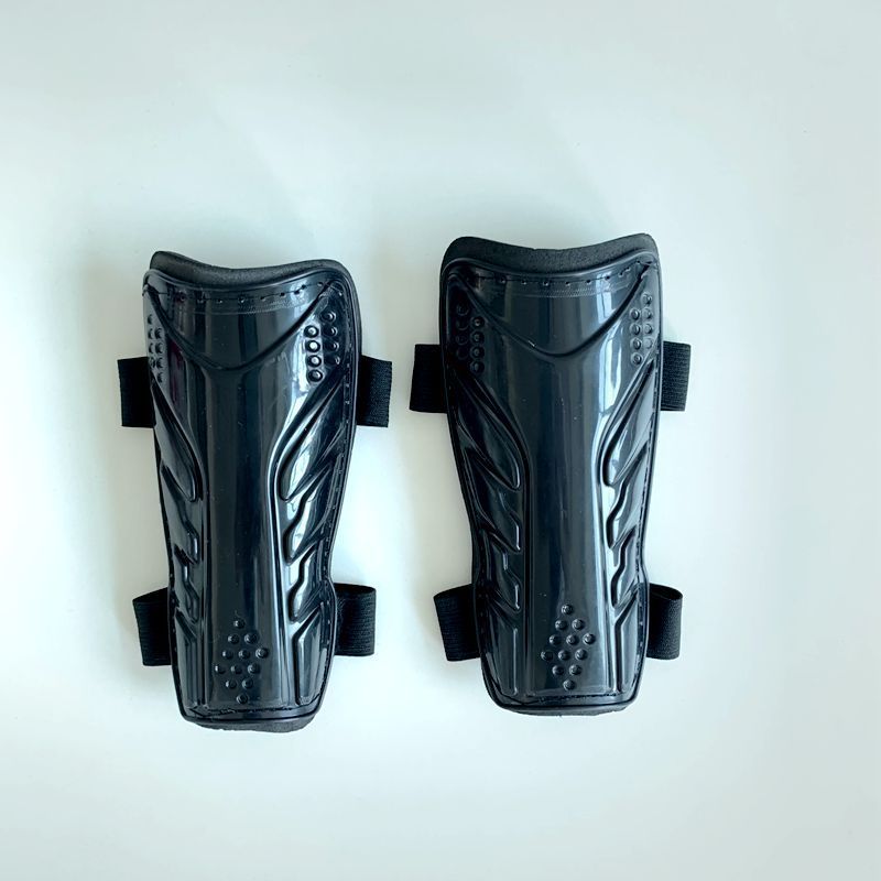 Professional Adult Shin Guards 20cm With Double Strap Reinforcement For Football, Sports & Martial Arts – Adjustable & Durable PU Material_desvips.com