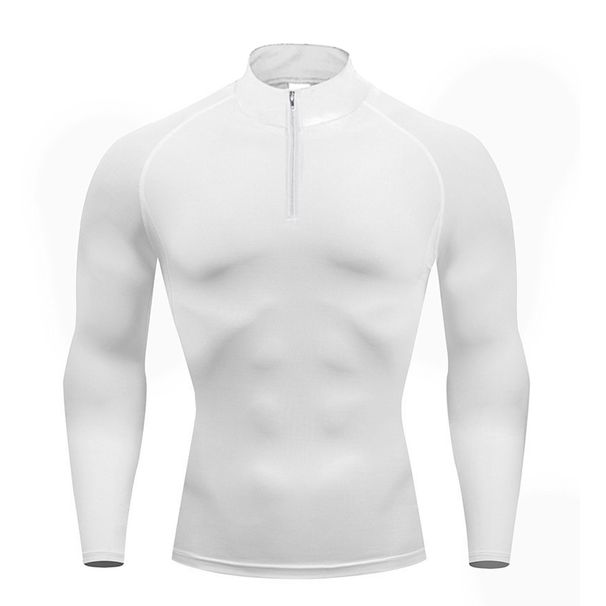 Men Sportswear Fitness Shirts Slim Fit Long Sleeve Gym T-shirt Running Top Tee Tights Training Compression Clothes Sport_desvips.com