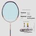 Adult High Power Smash Offensive Badminton Racket Competition Type Amateur Single Racket All Carbon Fiber Professional_desvips.com