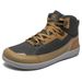 HOBIBEAR Unisex Mid Top Barefoot Mens Womens Wide Toe Artificial Leather Hiking Boots Outdoor Non-Slip Trail-Running_desvips.com