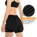 Yevrimow Women's 2 In 1 Running Shorts For Gym Yoga Workout Athletic Shorts High-Waisted Shorts With Liner Pockets_desvips.com