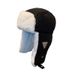 LazyZoom Men And Women Outdoor Cycling Warm Cold-Proof Cotton Winter Windproof Ear Protection Electric Bike Hat_desvips.com