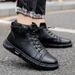 Autumn And Winter New Men's Outdoor Sports Casual Shoes Work Boots_desvips.com