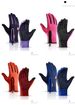 Touch Screen Cycling Gloves For Men Winter Outdoor Windproof And Cold Warm Fishing Cycling Gloves For Women Mountaineering Touch Waterproof_desvips.com