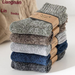 Winter Fleece Thickened Warm Terry Socks Vintage Men's Parallel Towel Socks Mid-floor Socks Cotton Socks_desvips.com