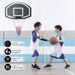 Wall-mounted Basketball Hoop, Backboard And Rim, 72.39cm X 45.72cm, Shatterproof Backboard, Indoor/outdoor , Black_desvips.com