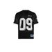 Summer Trendy Brand Letter Print Sports V-Neck Jersey Unisex Niche Design Mesh Breathable Short Sleeve T-Shirt Top_desvips.com