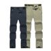 Men's Clothing outdoor moisture absorption elastic quick-drying pants sports leisure multi-functional hiking pants_desvips.com