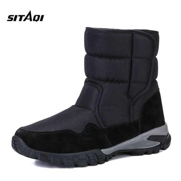 Ski Boots Distribution Of Large Size Snow Boots Outdoor Winter Men's Plus Velvet Thick Anti Slip Snow Boots_desvips.com