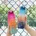 Gradient color kettle Outdoor portable cup Outdoor frosted sports water cup_desvips.com