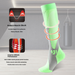 Cross-border Women's Nylon Compression Socks Spring And Summer Sports Calf Socks Stretch Long Socks Running Compression Socks Yoga Socks(2 Pairs)_desvips.com