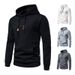 2025 European Size Casual Pullover Jacquard Sweatshirt Men's Plaid Quilted Cotton Fabric Hooded Slim Fit_desvips.com