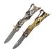 Stainless Steel Mini Survival Portable Folding Self-Defense Outdoor Knife_desvips.com