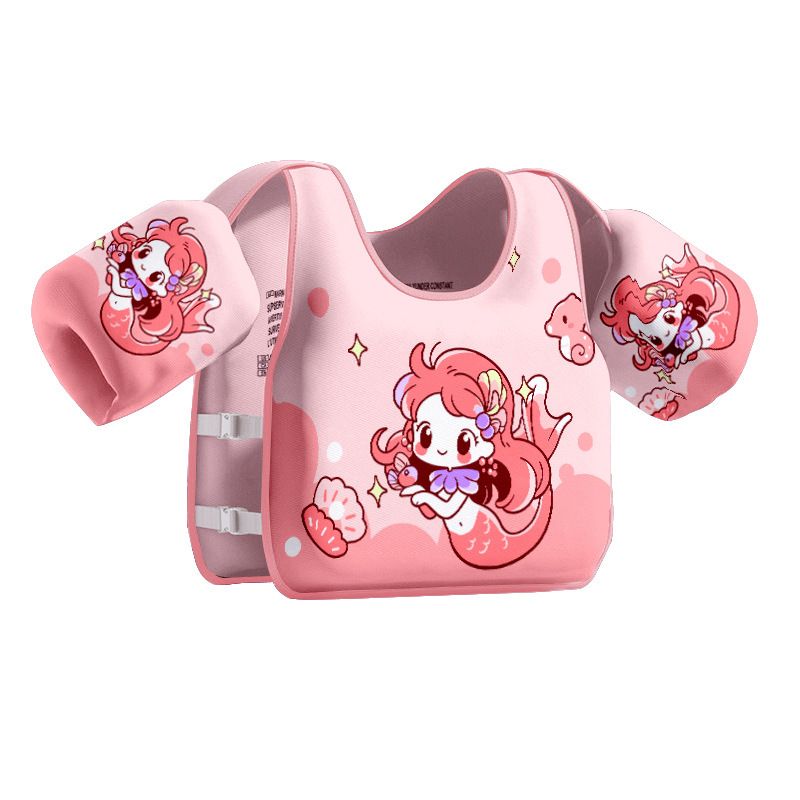 Non-inflatable Buoyancy Vest For Kids Boys And Girls Floating Sleeve Arm Circle For Baby Beginner Buoyancy Swims_desvips.com