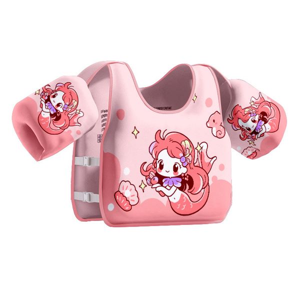 Non-inflatable Buoyancy Vest For Kids Boys And Girls Floating Sleeve Arm Circle For Baby Beginner Buoyancy Swims_desvips.com