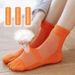 Non-Slip Floor Solid Color Mesh Summer Thin Special Trampoline For Children Boys Girls Adults Yoga Mid-Calf Socks_desvips.com