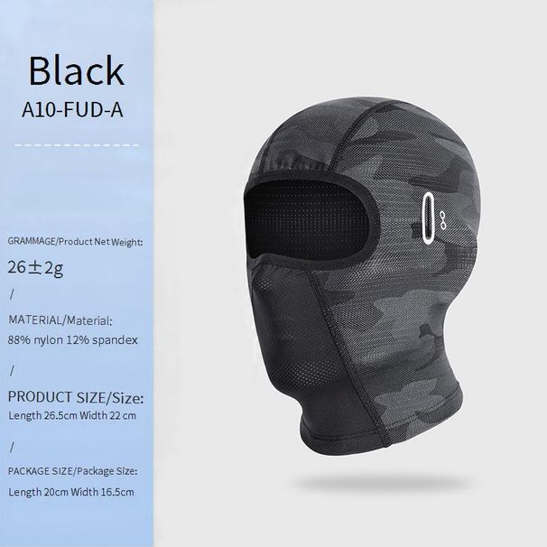 Breathable Mesh Motorcycle Face Mask For Summer Riding - Quick-Dry Sun Protection Cover With Cooling Technology_desvips.com