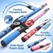 Portable Telescopic Kids Fishing Pole For Boys & Girls, Youth Fishing Rod Reel Combo Kit With Tackle Box & Net, Great Gear For Outdoor Fun_desvips.com