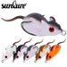 Classic Lure Frog Mouse 5cm 9g Soft Black Fish All-Purpose Bait Fishing Gear_desvips.com
