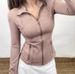 Women's Slim-Fit Long Sleeve Yoga Jacket - Breathable, Stretchy & Lightweight For Workouts, Running & Sun Protection_desvips.com