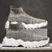 Men New Comfortable High-top Walking Shoes Women Lightweight Fashion Casual Sneakers Breathable Slip On Mens Loafers_desvips.com