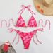 Sexy Two-piece Bikini New Three-point Halter Swimwear_desvips.com