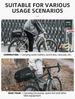 ROCKBROS Bicycle Luggage Bag Rear Saddle Bag Panniers with Rain Cover 9L_desvips.com