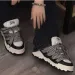 Jifffly Couple Casual Sports Shoes Comfortable Wear-Resistant Loafers For Commute And Date Black White Contrast_desvips.com