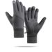 New Outdoor Sports Men's Fleece-Lined Touchscreen Warm Waterproof Cycling Gloves For Autumn And Winter_desvips.com