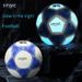 Glow In Dark Football - Size 5 (Adult) & 4 (Kids) With Reflective PU Cover & Machine Stitching_desvips.com