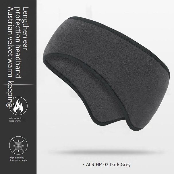 Unisex Fleece Headband For Outdoor Sports - Windproof Ear Warmer For Running, Cycling, Commuting & Winter Activities_desvips.com