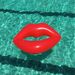 Water Red Lips Lips Red Heart Inflatable Floating Bed Swimming Ring_desvips.com