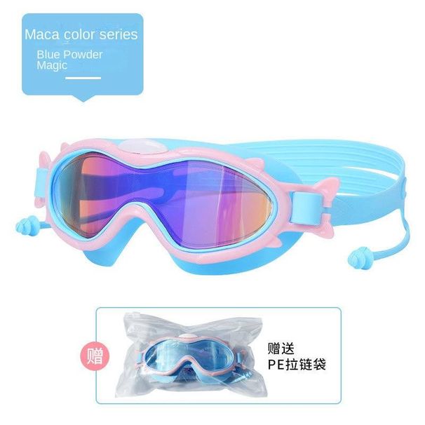 NOKO-2-pack Children's Swimming Goggles, Macaron PC Goggles, Children's Waterproof And Anti-fog HD Swimming Goggles._desvips.com